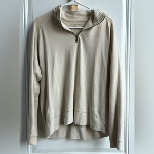 John Ashford Cream Cowl & Turtleneck Sweaters